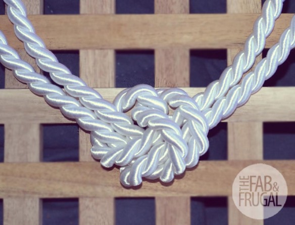 The Fab and Frugal - DIY Nautical Rope Necklace
